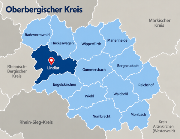 Oberbergischer Kreis mit Lindlar